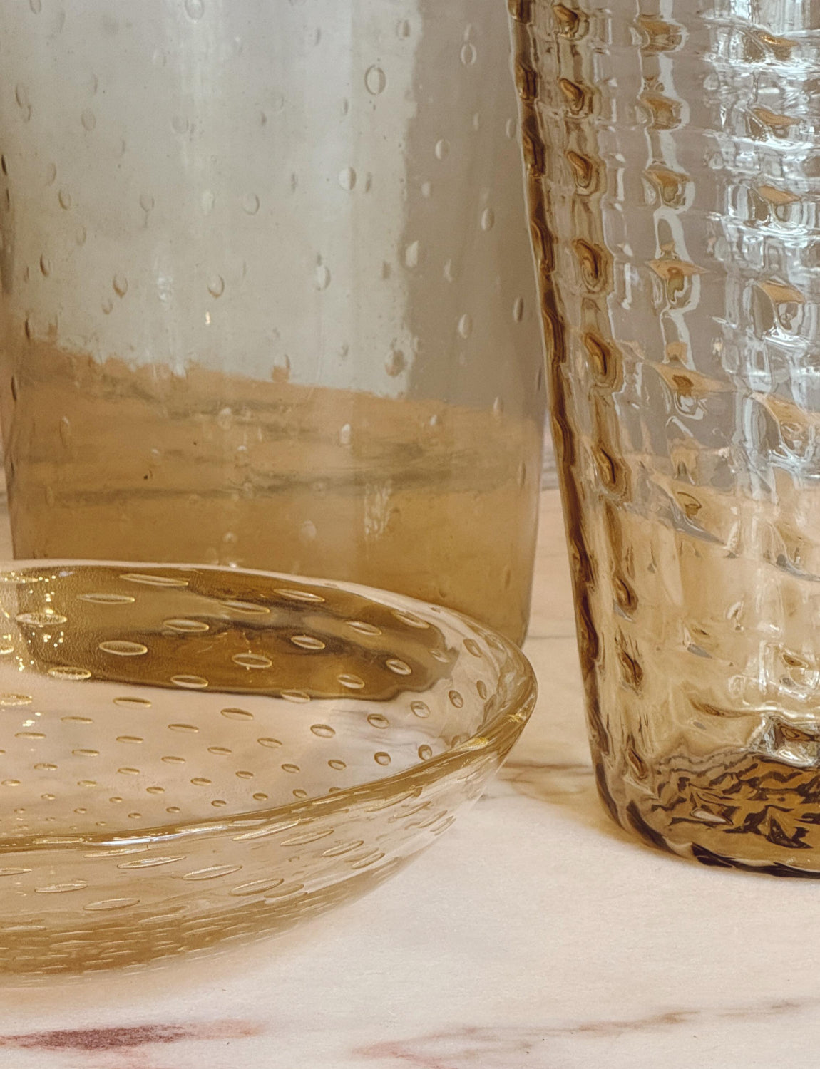 1920s Vittorio Zecchin Pale Yellow Very Tall Hand-blown Murano Vase