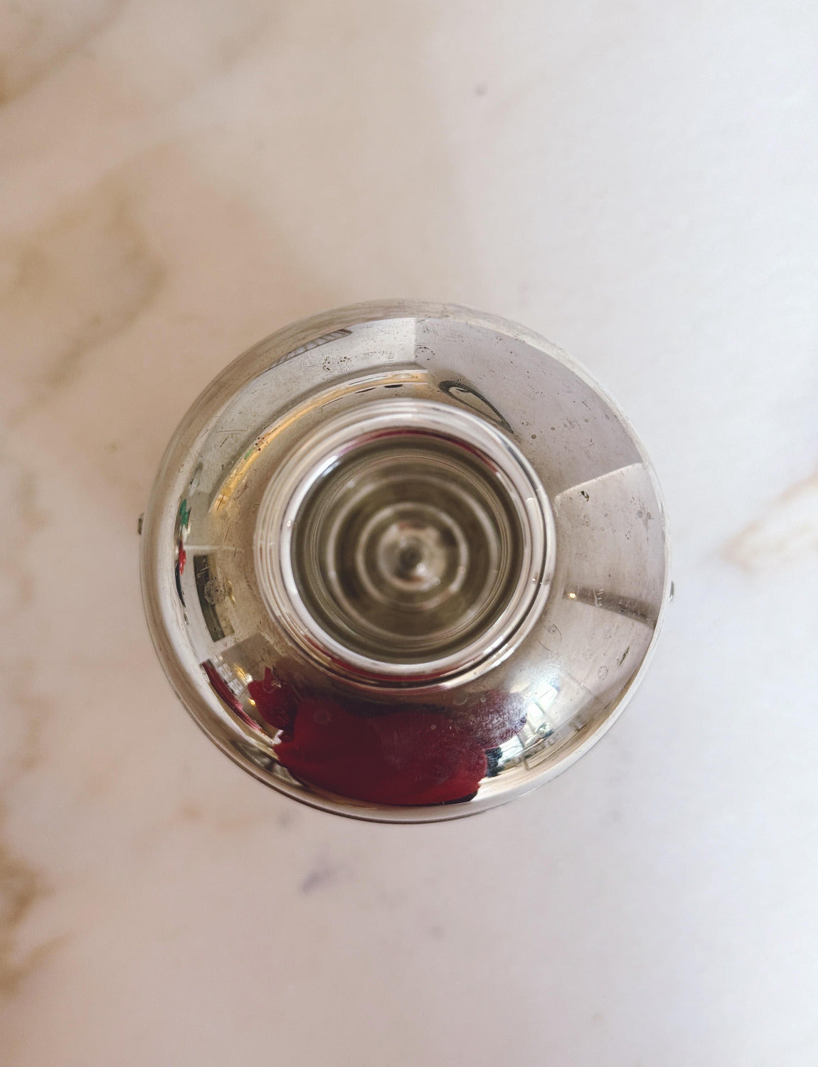 1960s Silver and animal hide Thermos - attributed Gucci