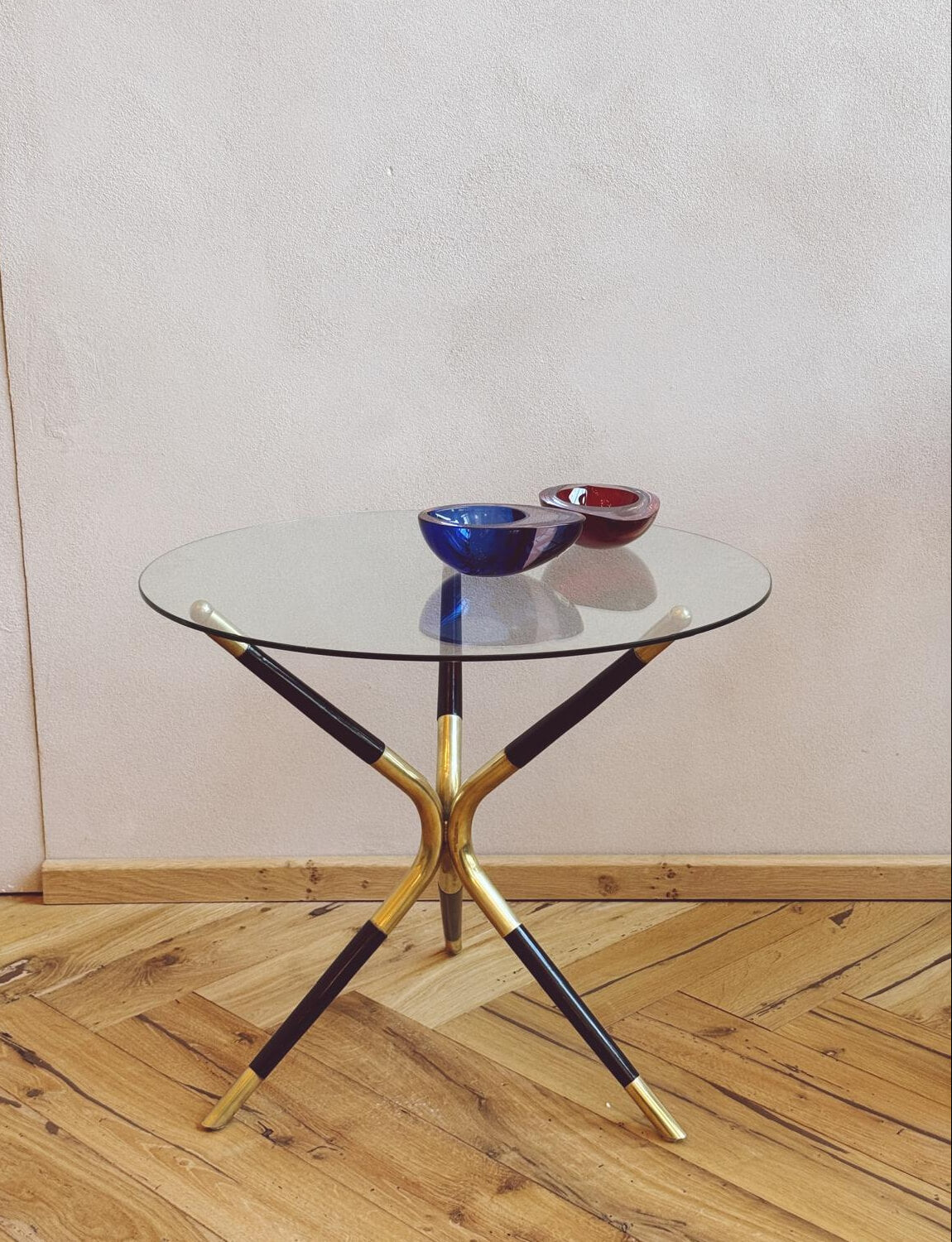 1950s Cesare Lacca Round Spider Side Table