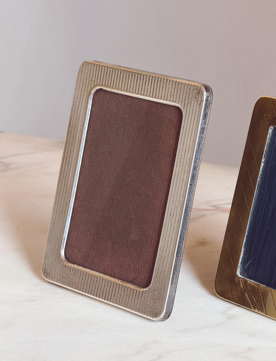 1970s Italian Chrome Photo frame