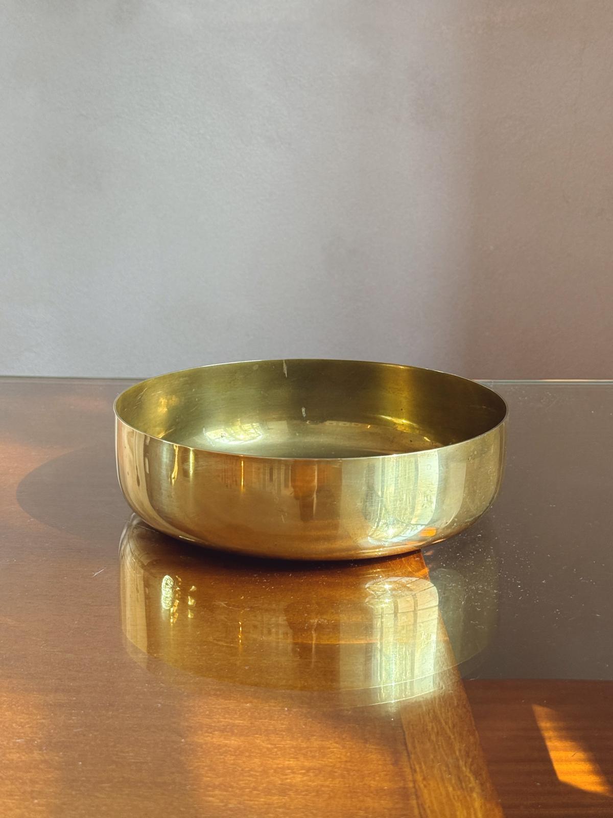 Pair of 1970s Italian Brass Bowls