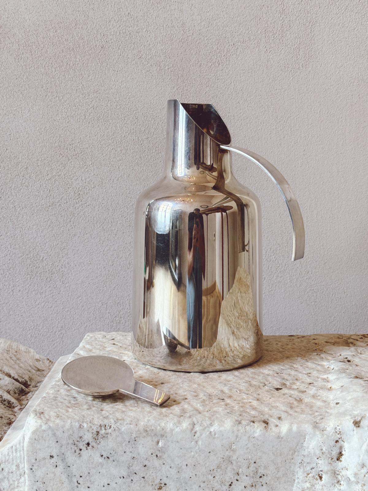 1960s Sabattini Silver Drinks Thermos