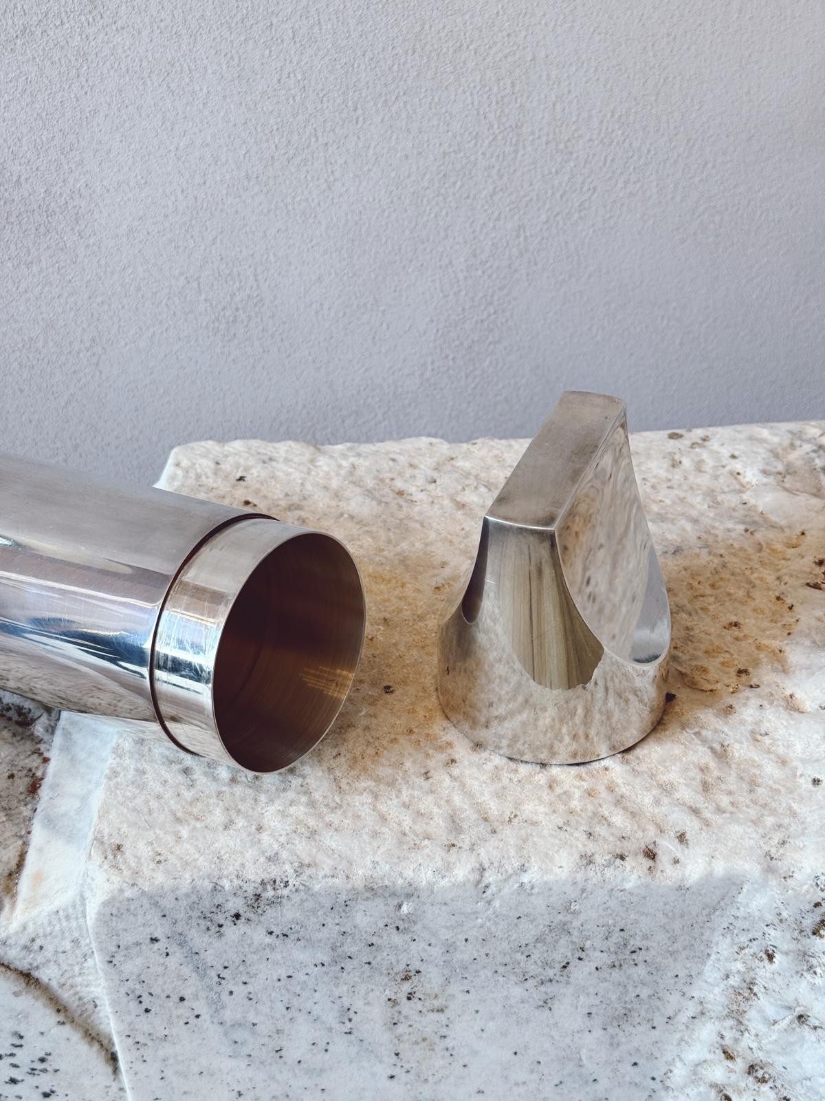 1970s Lino Sabattini Silver-plated Cocktail Shaker