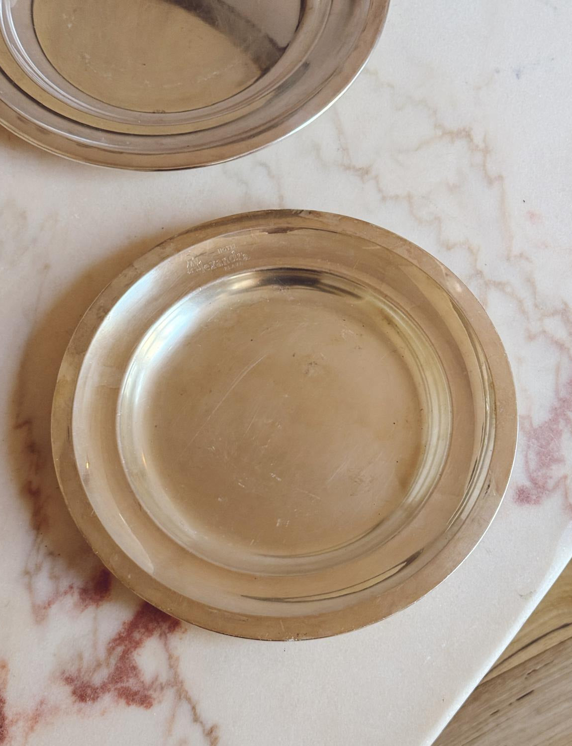 Pair of 1960s Krupp Milano Silver Hotel Serving Platters