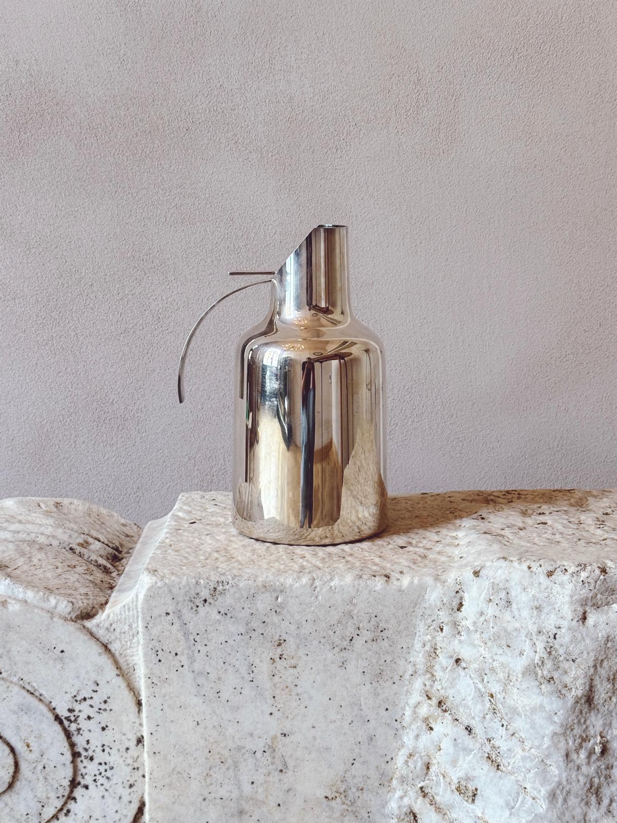 1960s Sabattini Silver Drinks Thermos