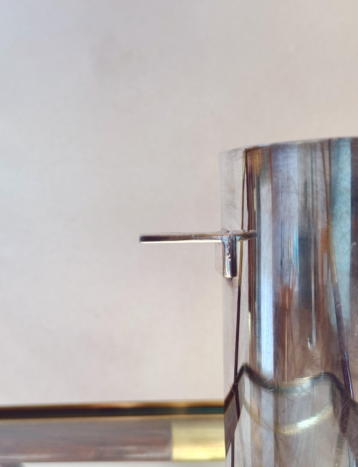 1960s Christofle ice bucket with tongs