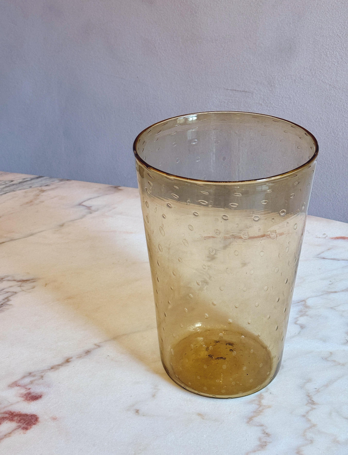 1920s Vittorio Zecchin Pale Yellow Very Tall Hand-blown Murano Vase