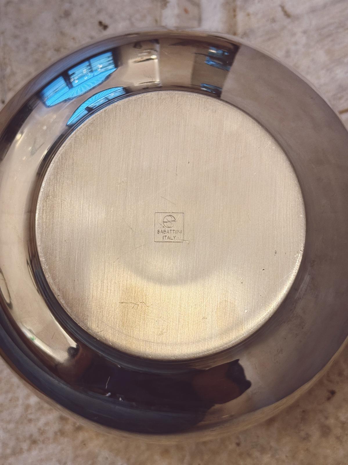 1960s Lino Sabbatini Silver Bowl