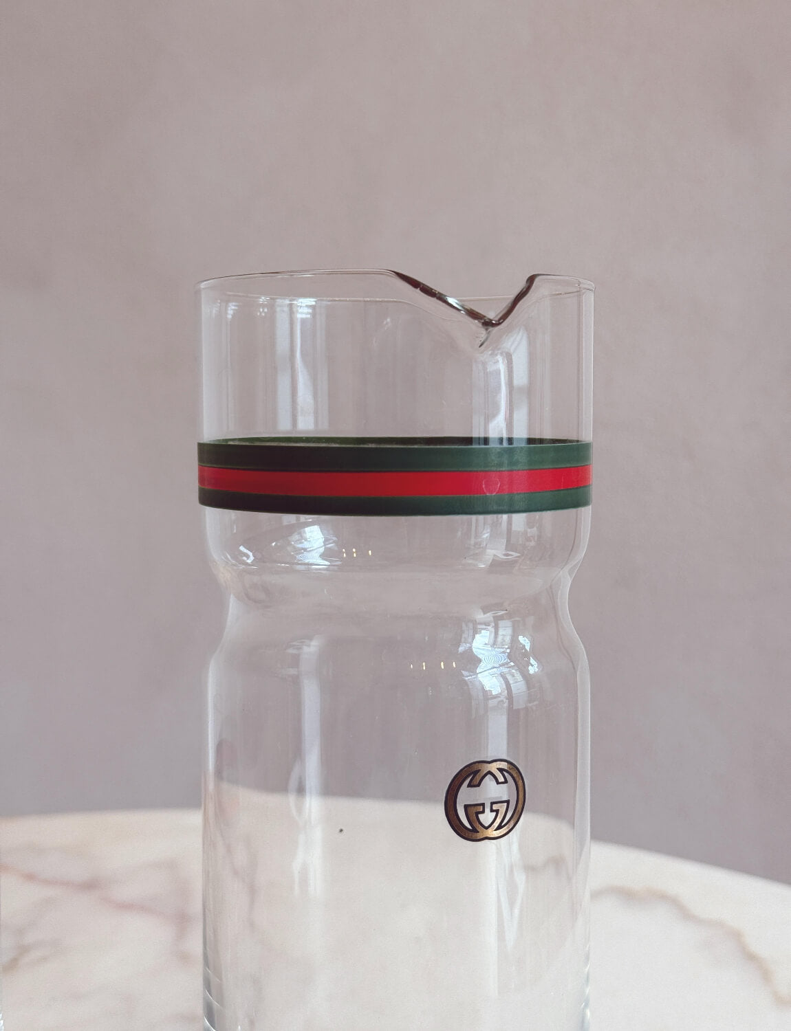 1970s Gucci Cocktail Decanter and Set of Six Glasses