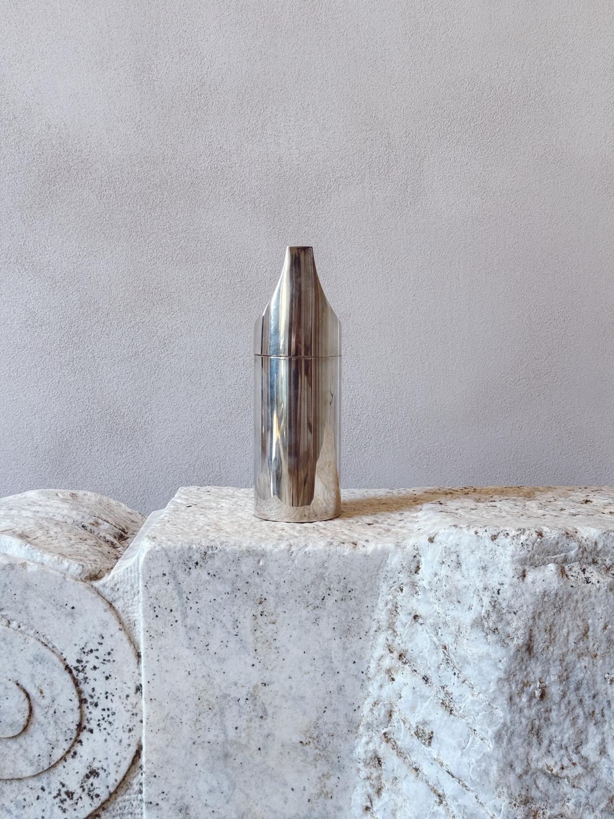 1970s Lino Sabattini Silver-plated Cocktail Shaker