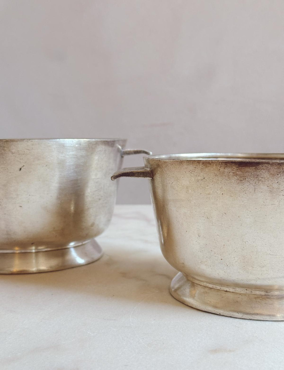 A pair of 1950s Gio Ponti for Broggi Silver serving bowls