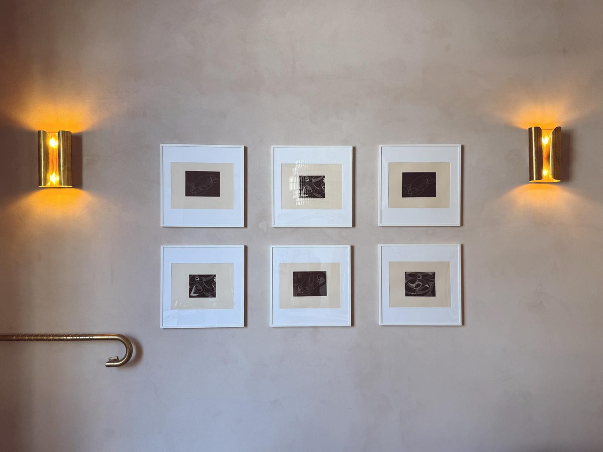 1970s Folded Brass Italian Wall Lights