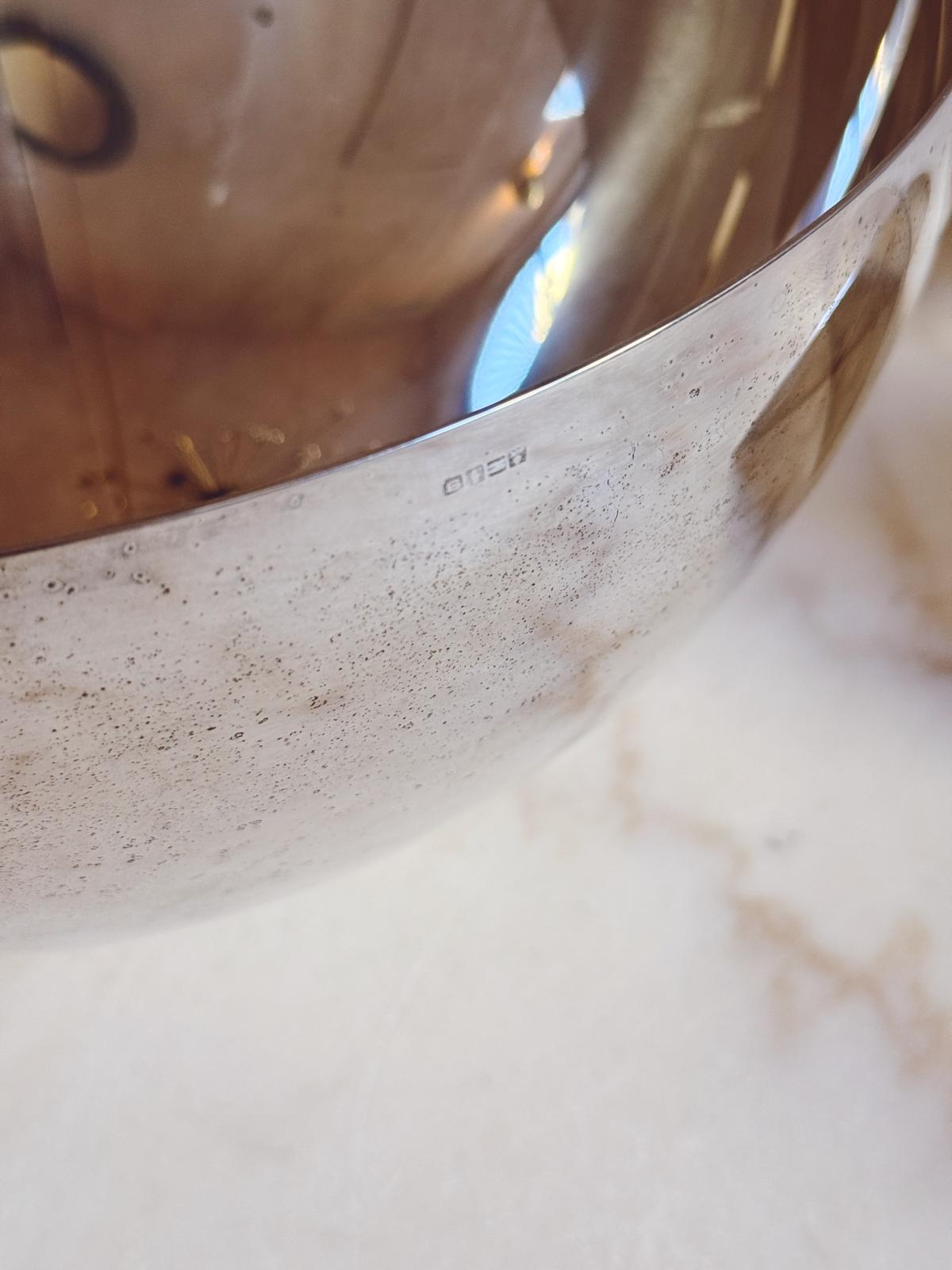 Pair of 1960s Ornella Noorda Silver Bowls