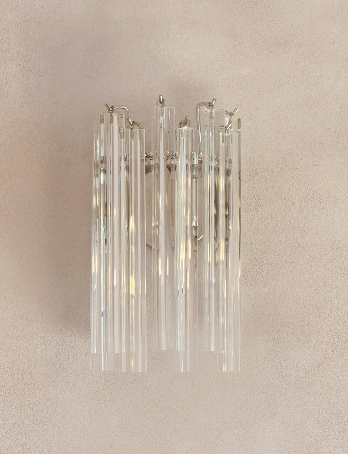 Pair of 1970s Murano Glass Wall Lights