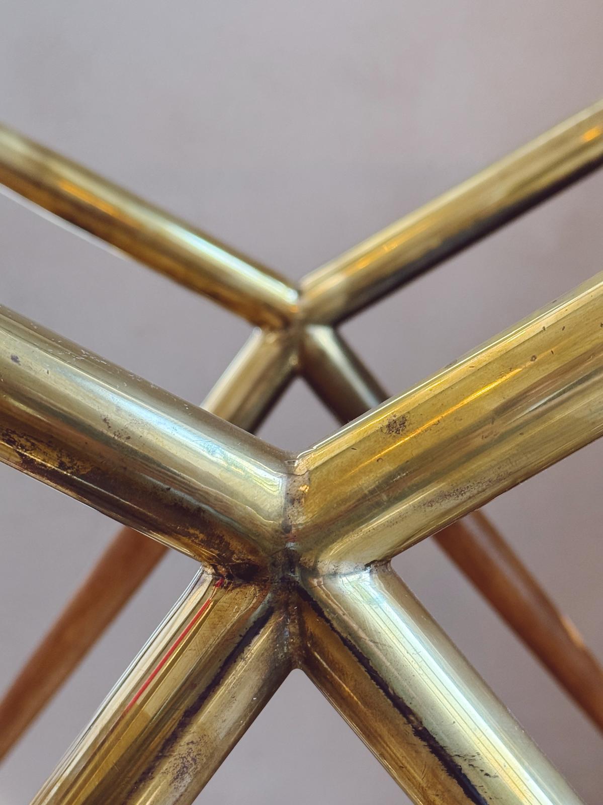 1960s Cesare Lacca Brass Drinks Trolley