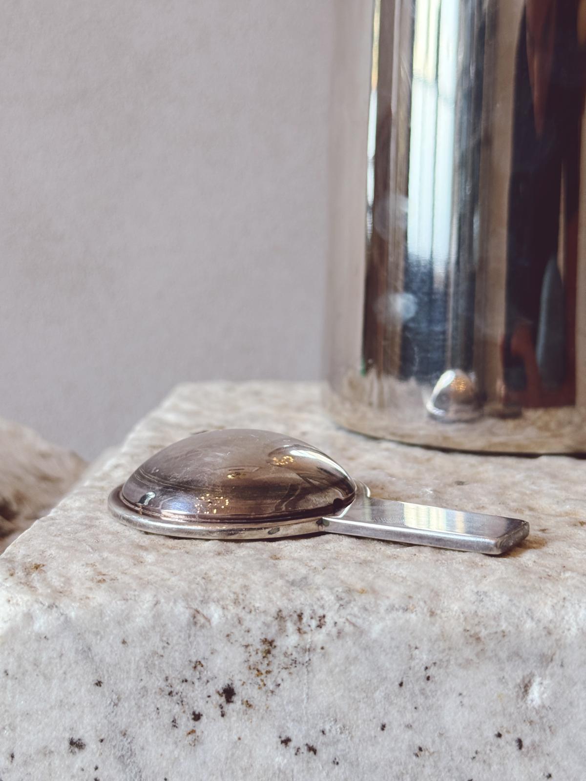1960s Sabattini Silver Drinks Thermos