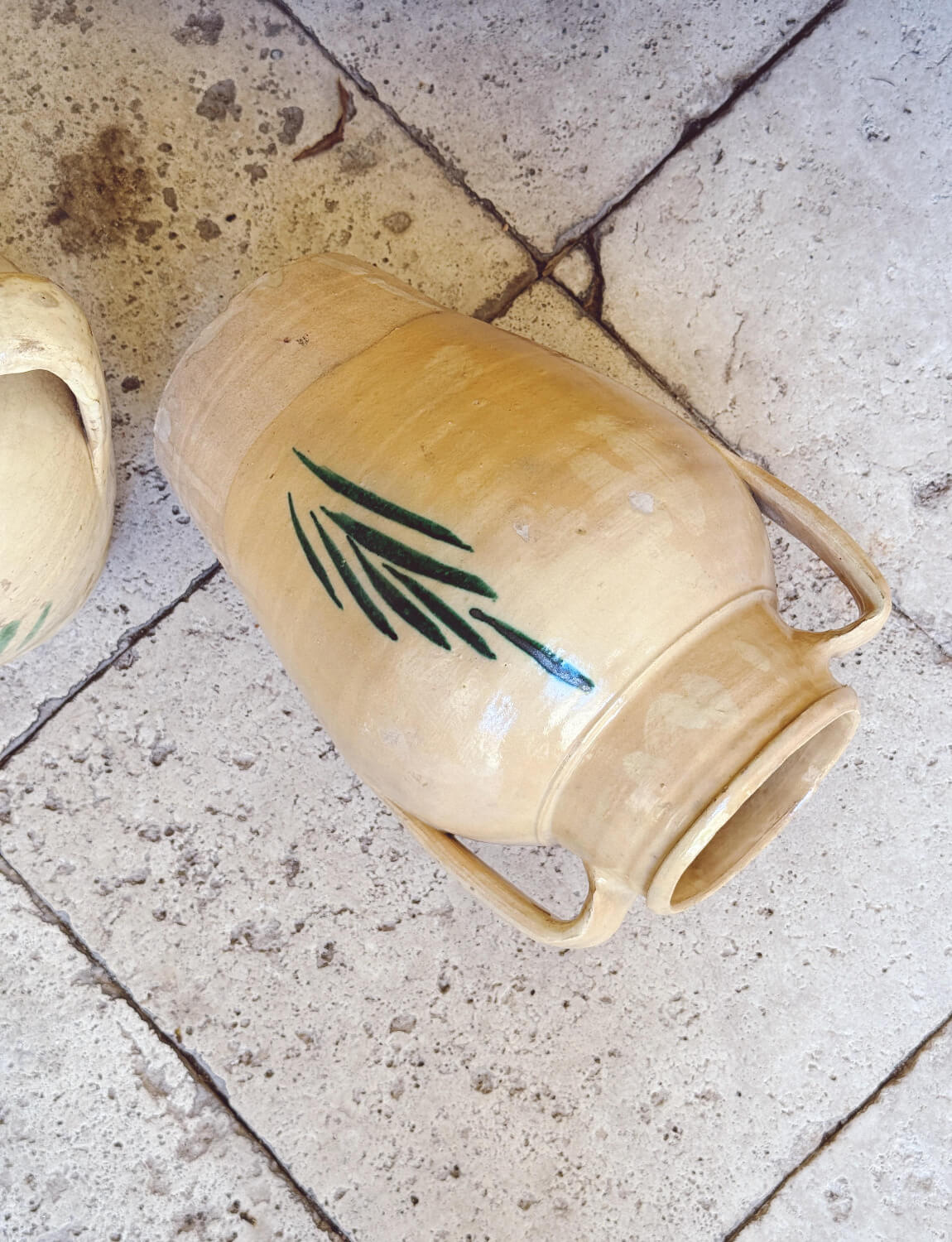 Pair of 1930s Tree of Life Pots with Handles (Large)