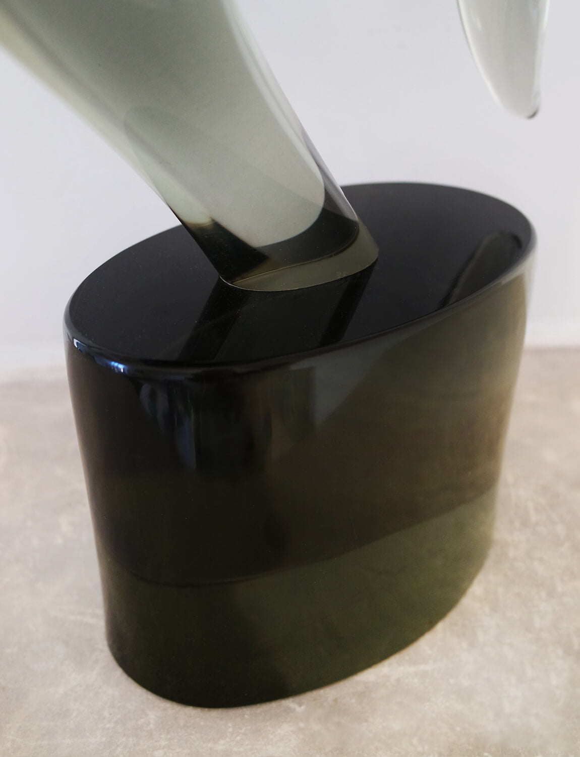 'Il Tuffatore' Murano Glass Sculpture by Loredano Rosin (1936-1992), signed