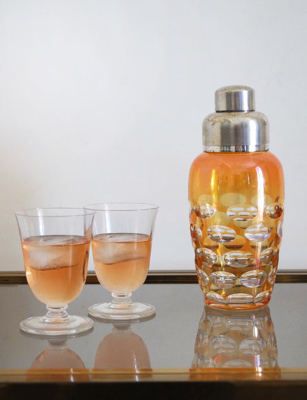1950s Italian Peach Cocktail Shaker