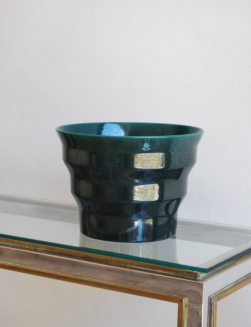 1940s Guido Andlovitz Green Glazed Vase