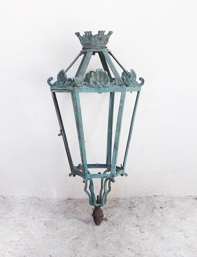 1800s Tuscan Metal Lantern