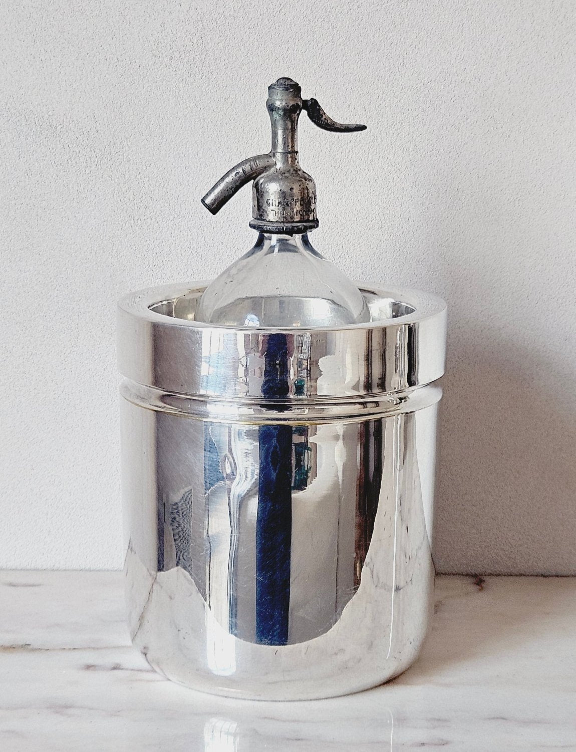 1960s Silver Handmade Wine Cooler by FAOAL