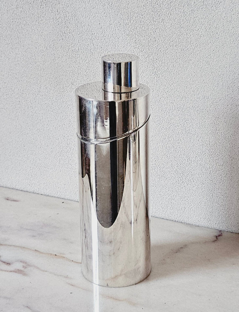 1960s Silver Cocktail Shaker by Gallia Christofle in original box