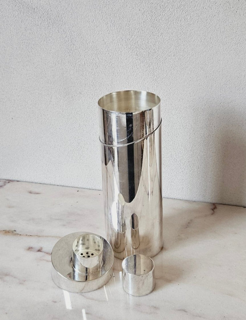 1960s Silver Cocktail Shaker by Gallia Christofle in original box