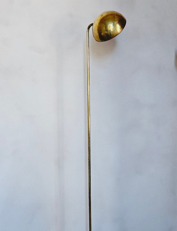 1980s Tronconi Milano 'Bikini' Brass Floor Lamp