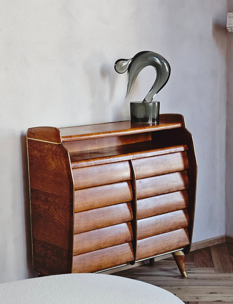 1950s Italian Maple Chest of Drawers