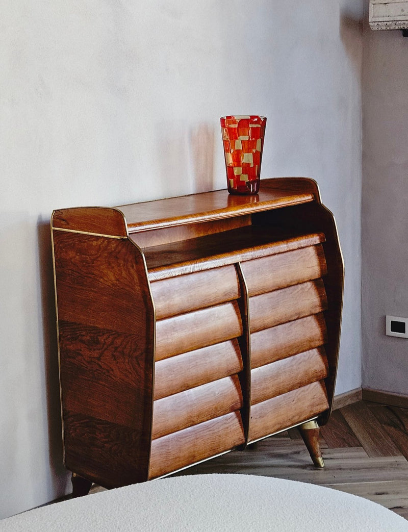 1950s Italian Maple Chest of Drawers