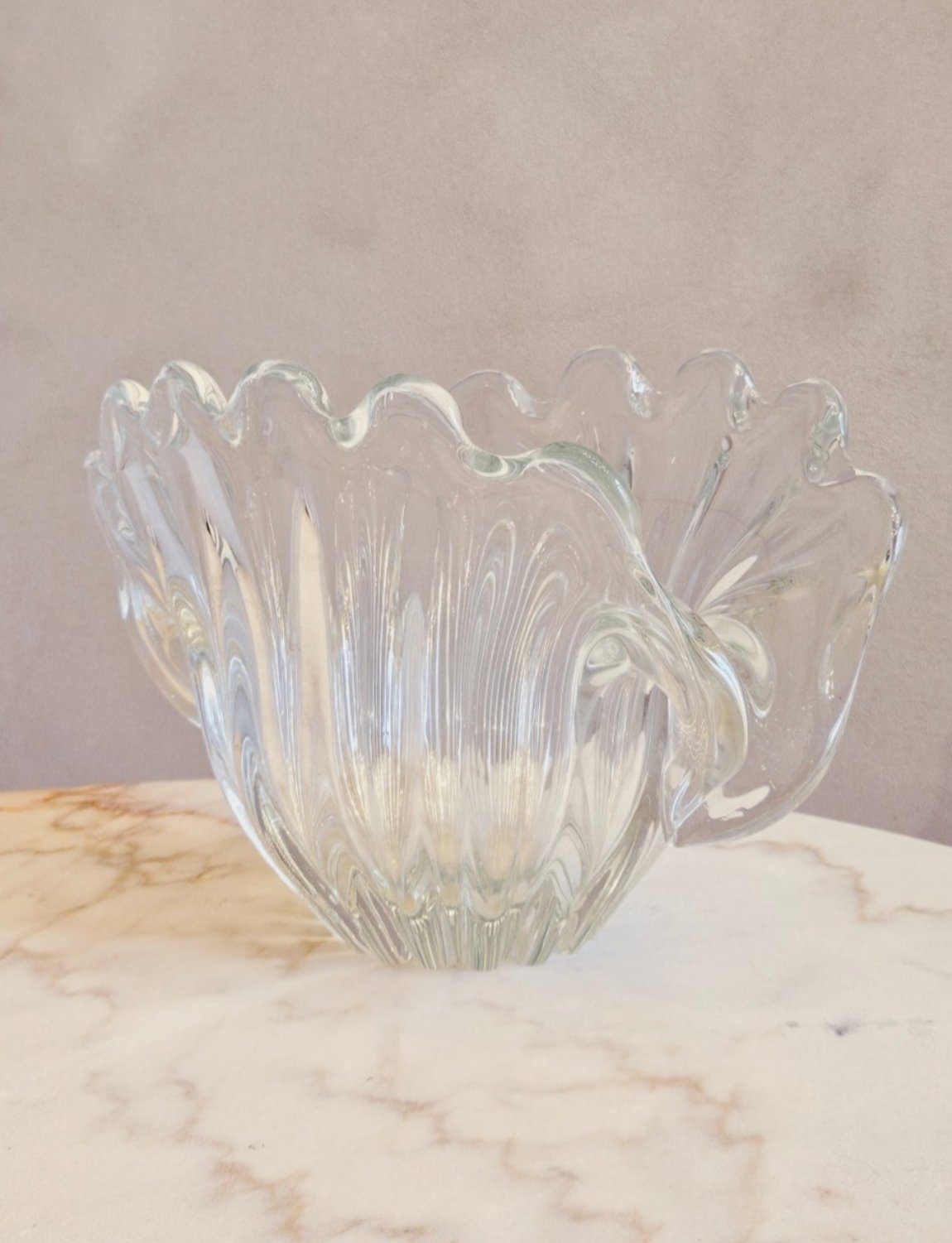 1950s Giant Seguso Shell Vase