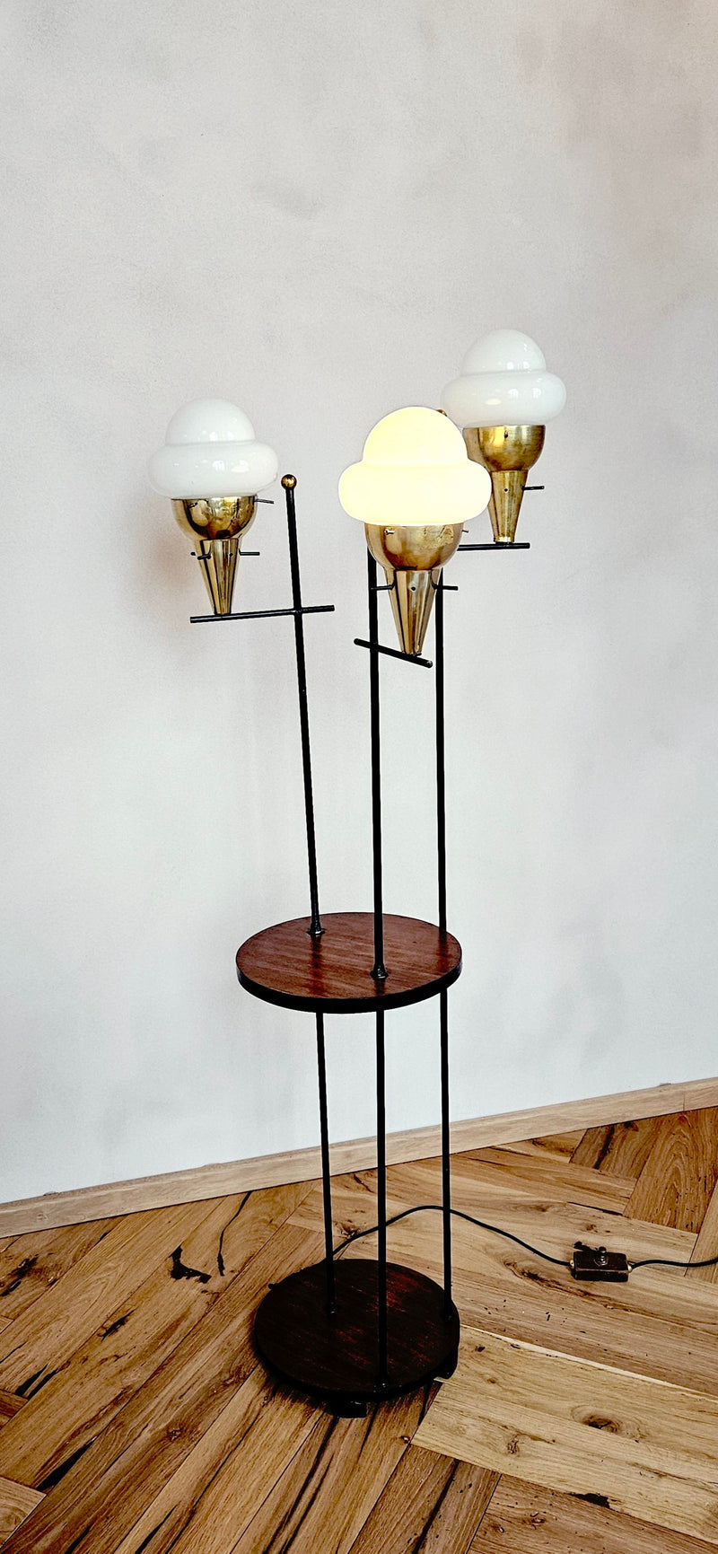 1960s Triple Gelato Floor Lamp