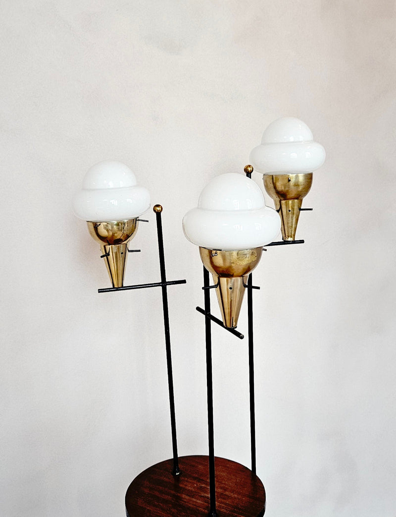 1960s Triple Gelato Floor Lamp