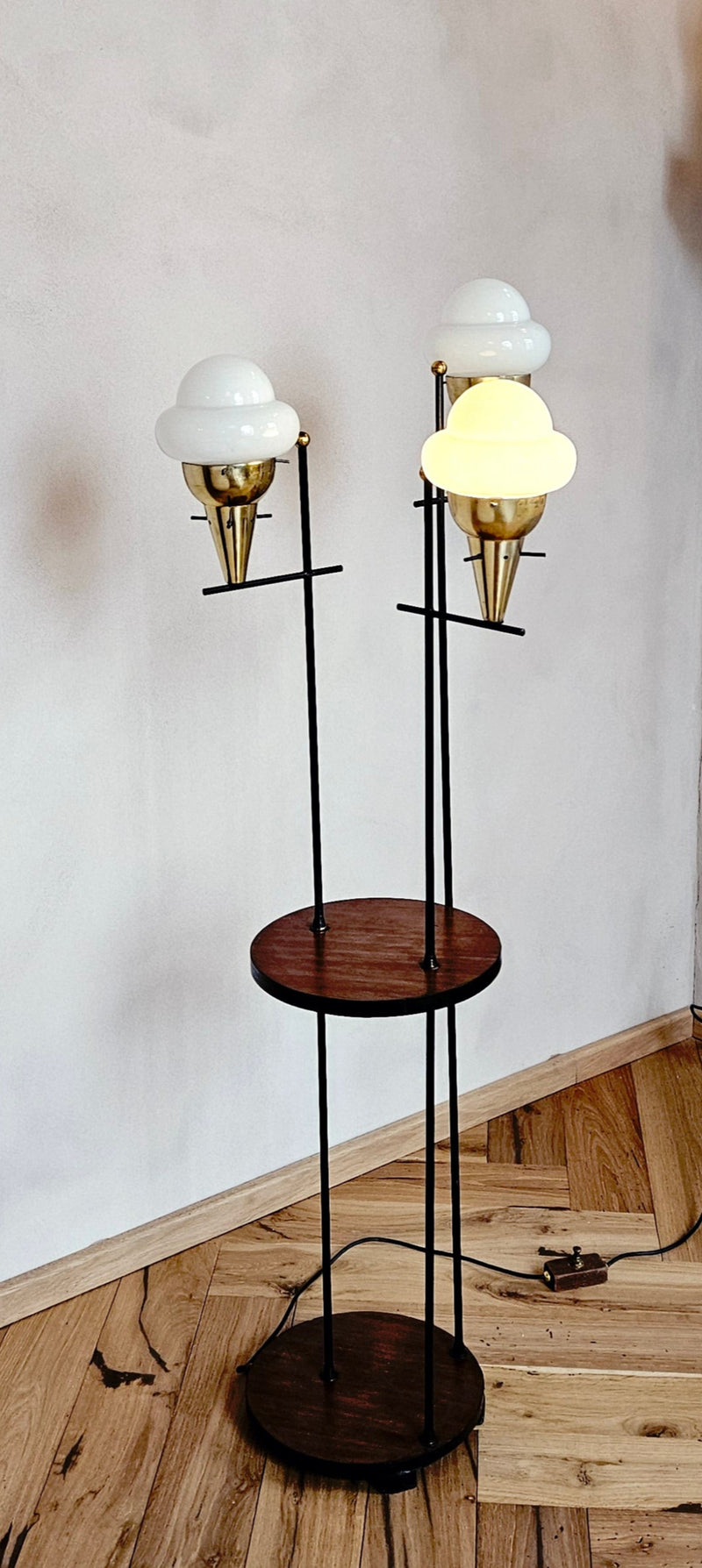 1960s Triple Gelato Floor Lamp