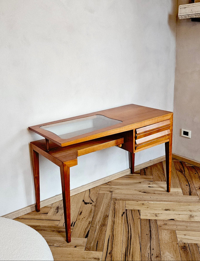 1950 Italian Beech Desk attributed to Gio Ponti