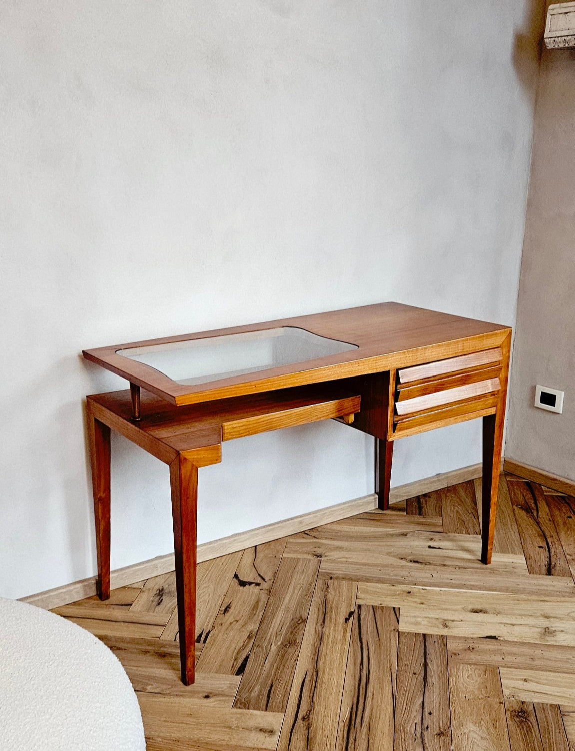 1950 Italian Beech Desk attributed to Gio Ponti