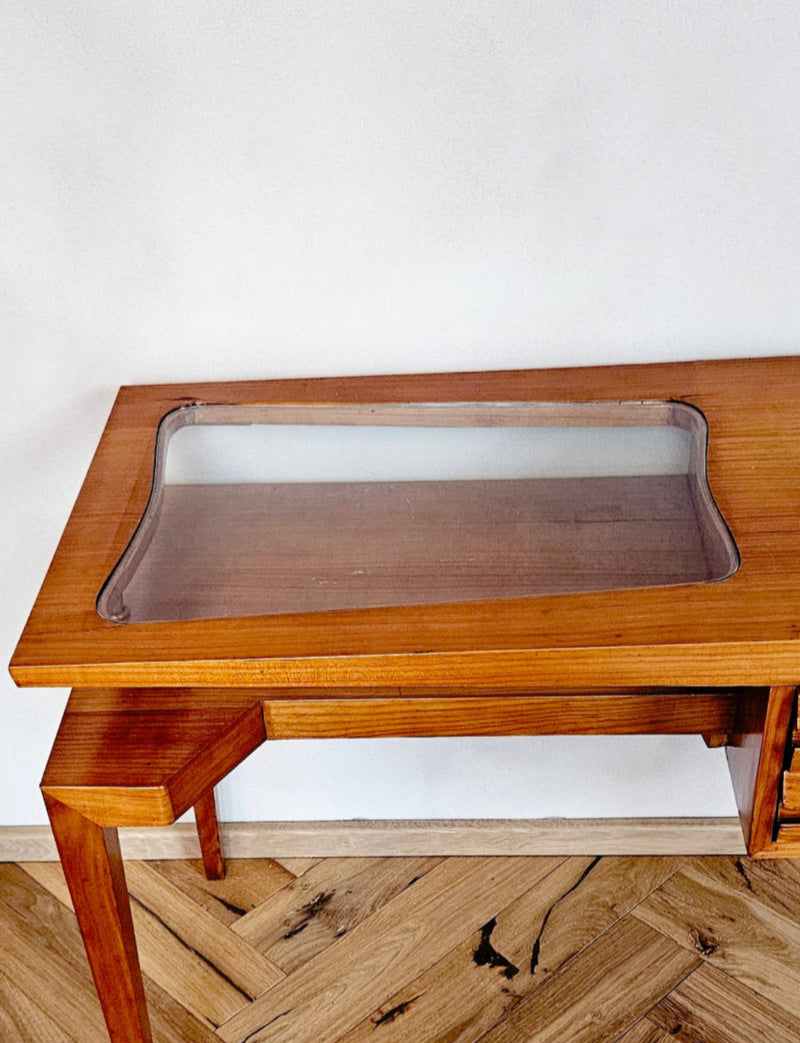 1950 Italian Beech Desk attributed to Gio Ponti