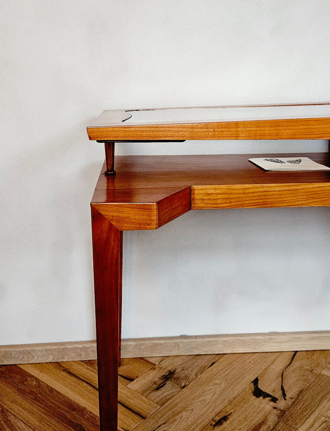 1950 Italian Beech Desk attributed to Gio Ponti