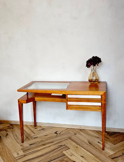 1950 Italian Beech Desk attributed to Gio Ponti