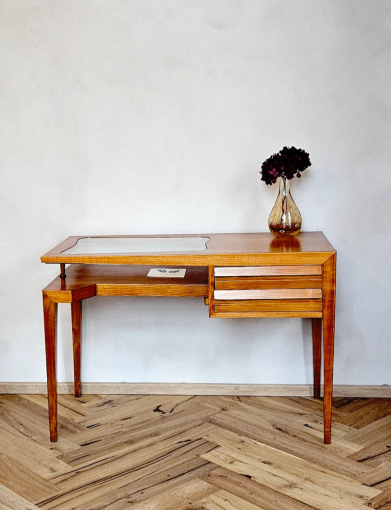 1950 Italian Beech Desk attributed to Gio Ponti