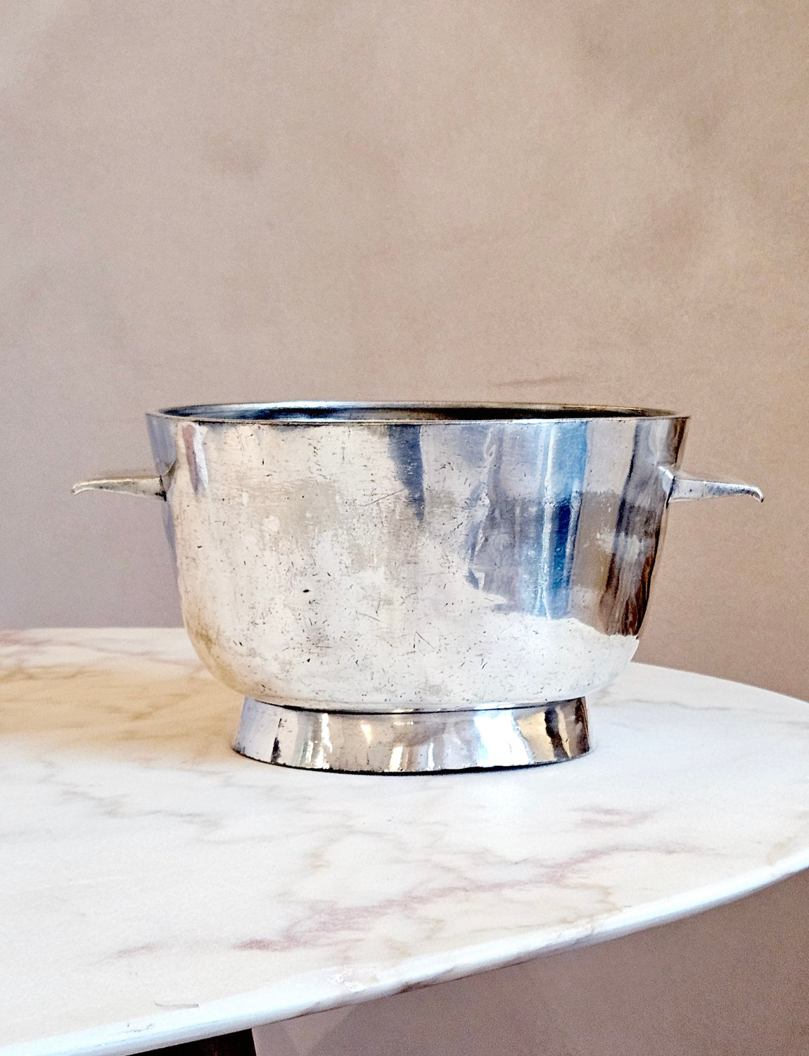 Large 1960s Gio Ponti Silver Bowl for Krupp Milano