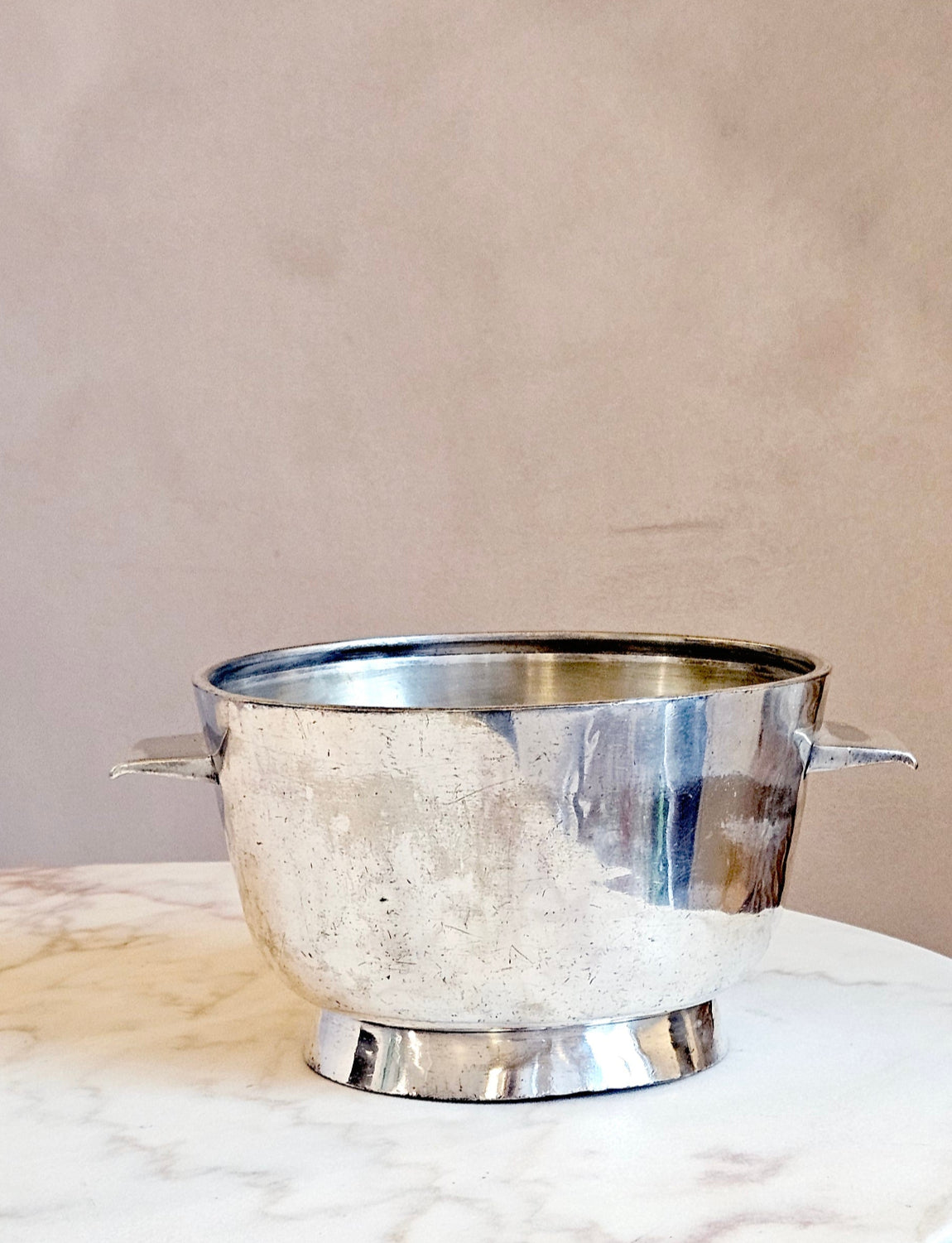 Large 1960s Gio Ponti Silver Bowl for Krupp Milano