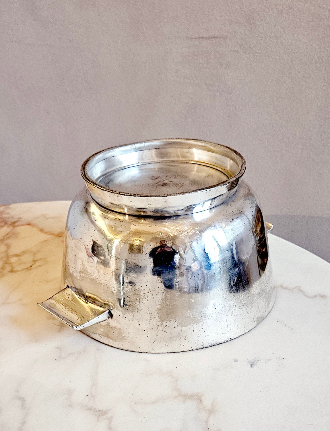 Large 1960s Gio Ponti Silver Bowl for Krupp Milano