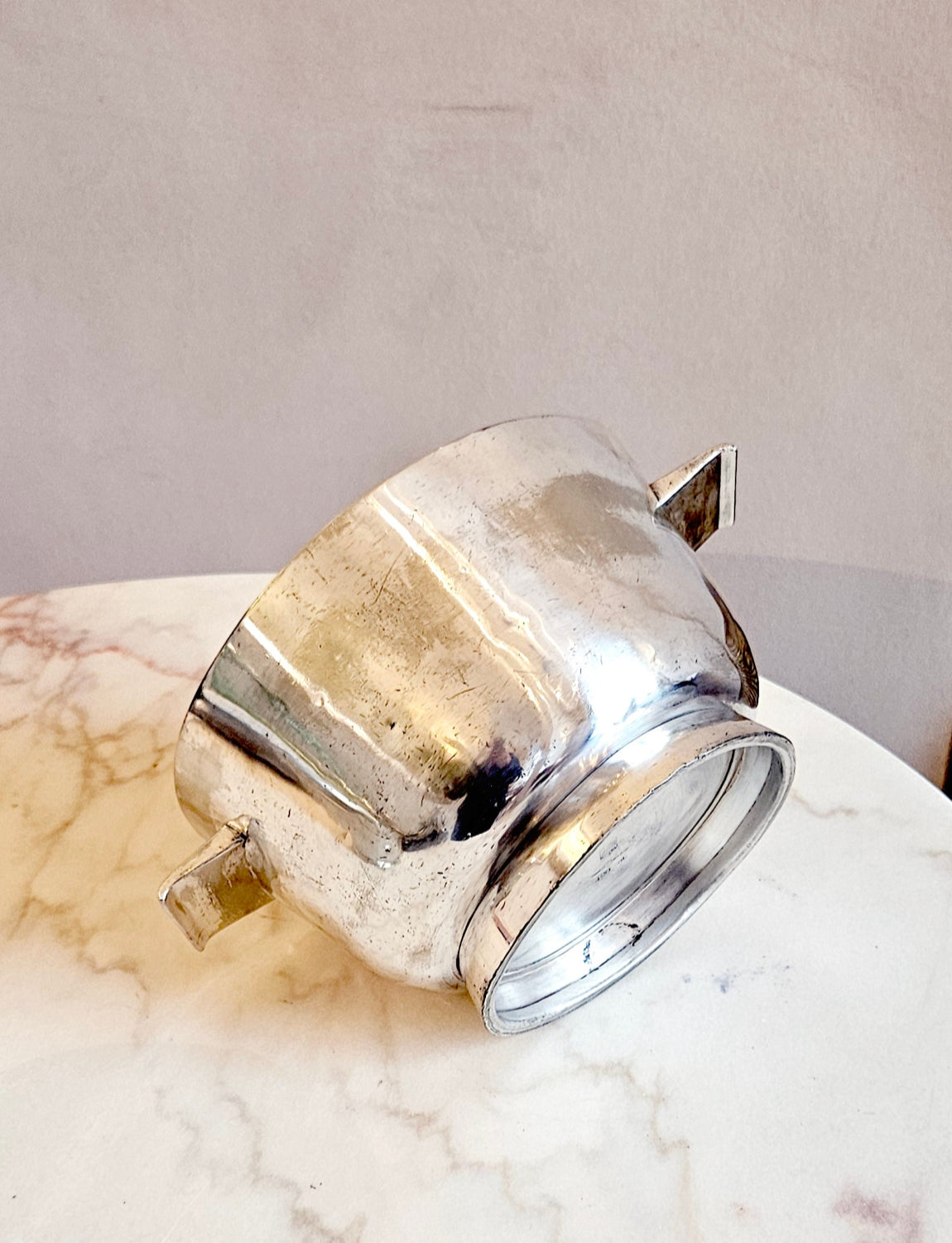 Large 1960s Gio Ponti Silver Bowl for Krupp Milano