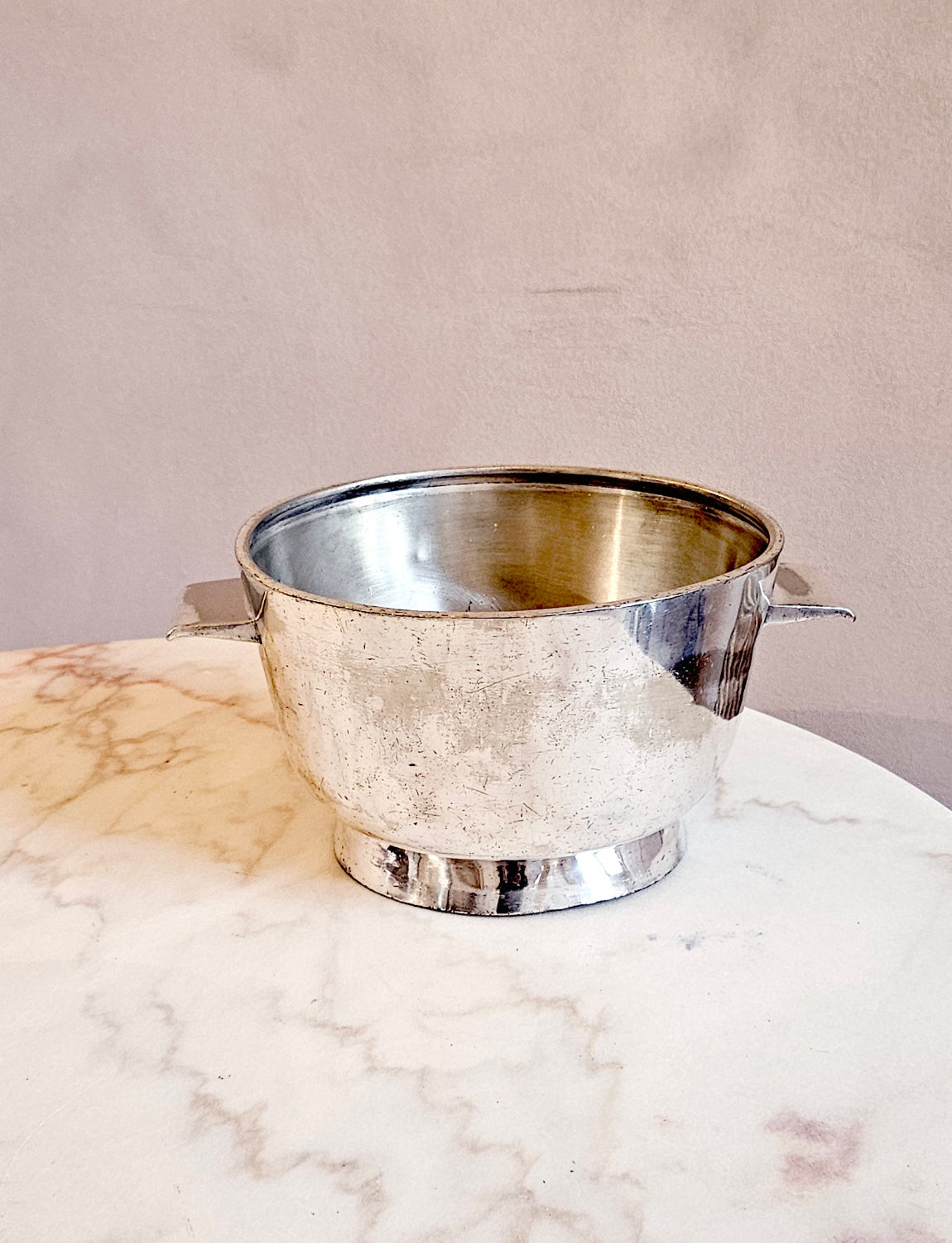 Large 1960s Gio Ponti Silver Bowl for Krupp Milano