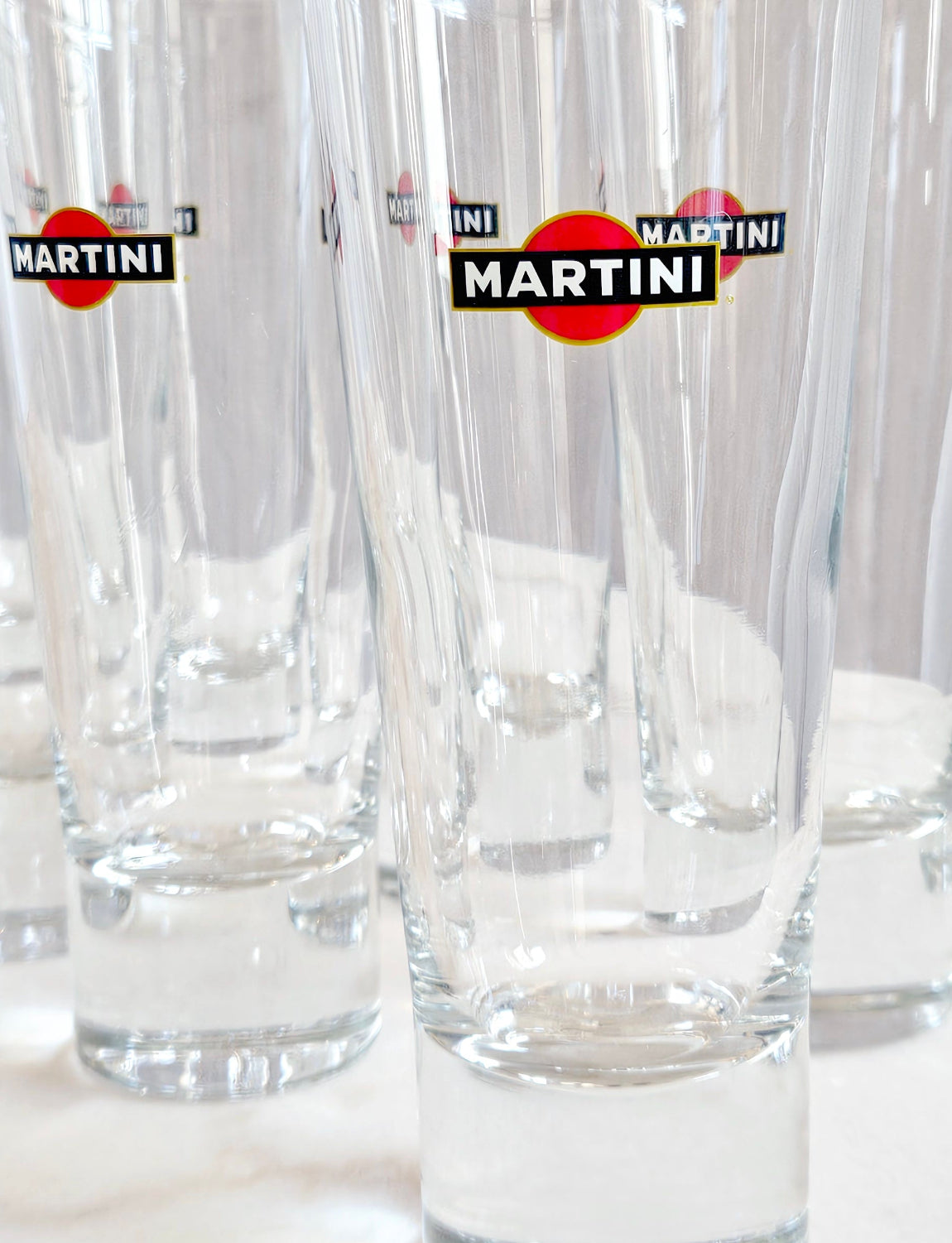 Set of 8 High Ball Martini Aperitivo Glases