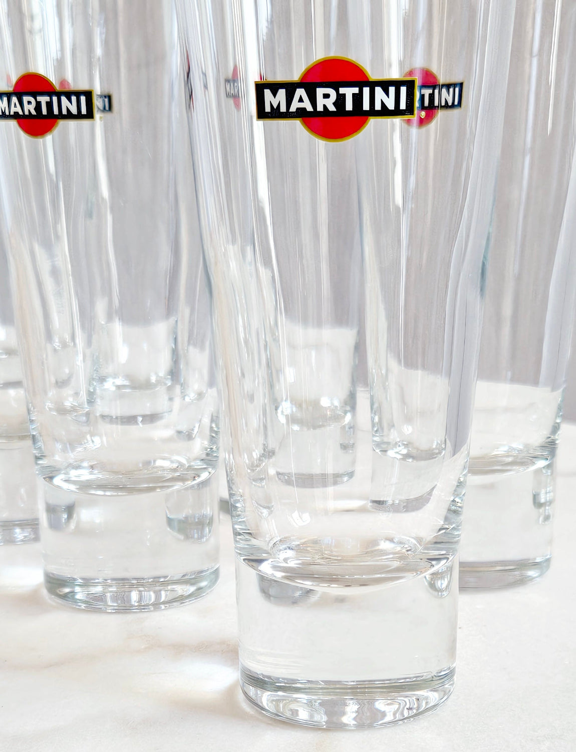 Set of 8 High Ball Martini Aperitivo Glases