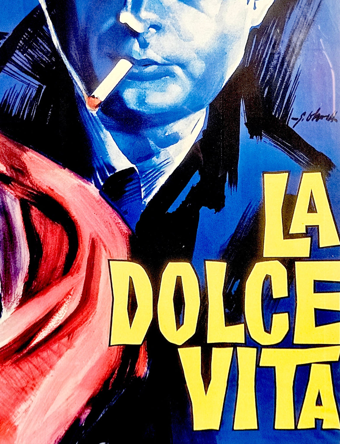 1970s Dolce Vita Poster - Serial Number XX978