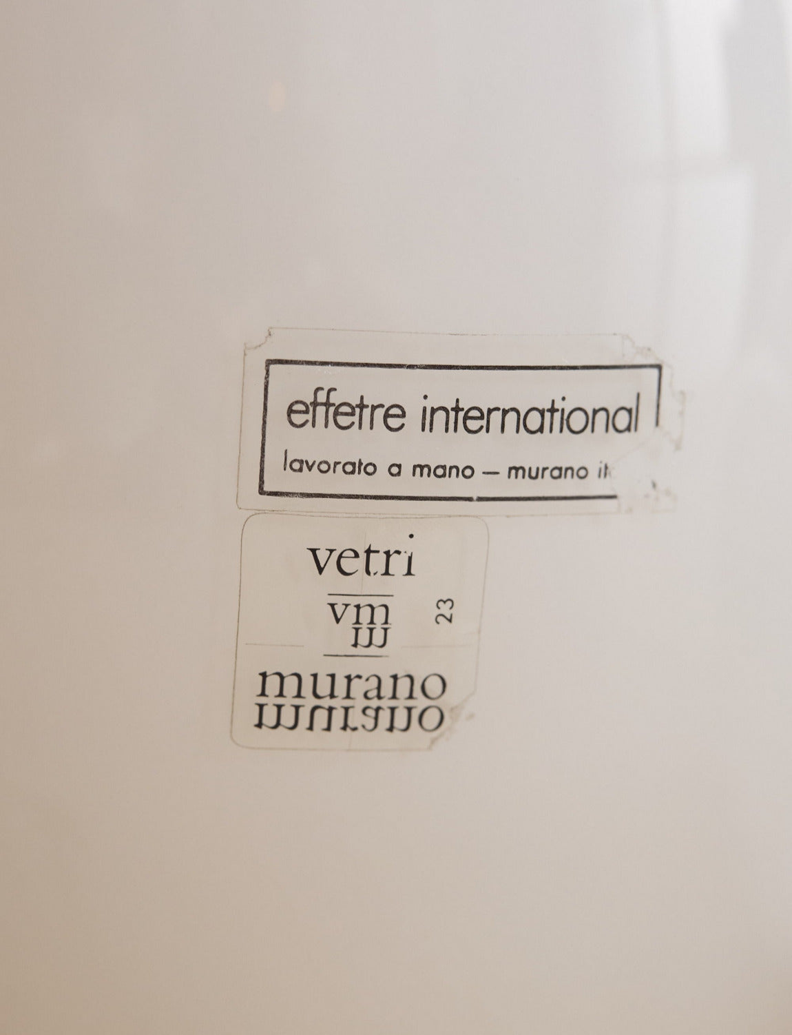 1970s Cream Vase & Bowl by Lino Tagliapietra